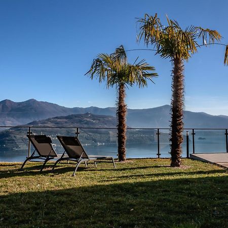 Mia Isola With Lake View, Garden And Swimming Pool Parzanica Eksteriør bilde