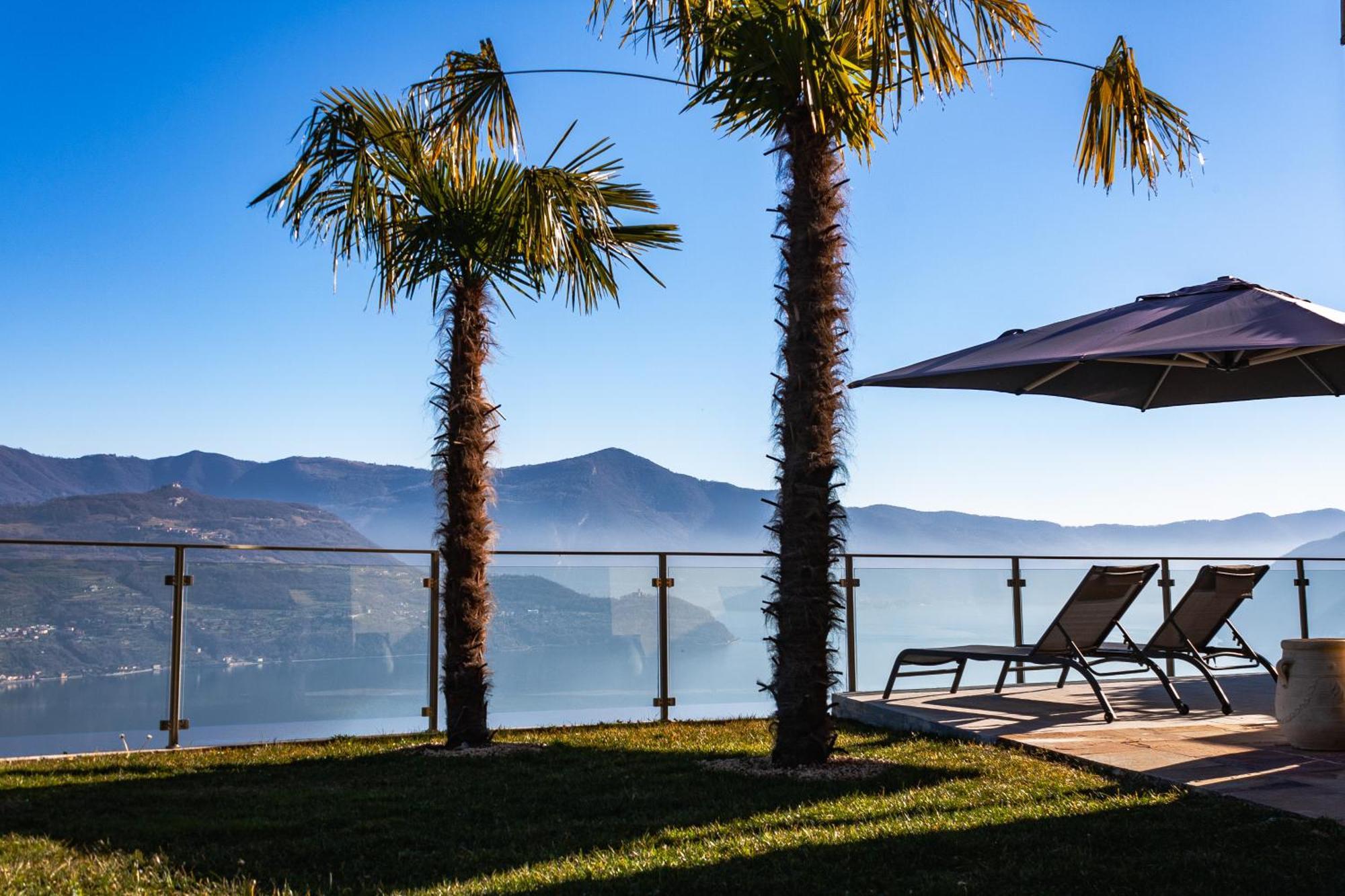 Mia Isola With Lake View, Garden And Swimming Pool Parzanica Eksteriør bilde